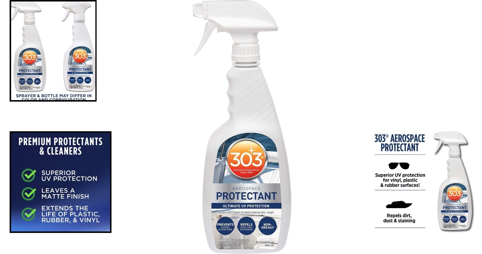 303 Marine UV Protectant Spray 32oz for Exterior Marine Surfaces