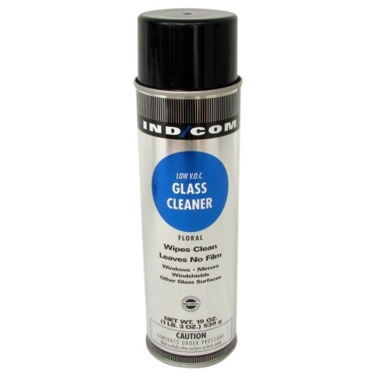 Ind Com Floral Scent Glass Cleaner Aerosol, 19 Fluid Ounce, 6 Per Case
