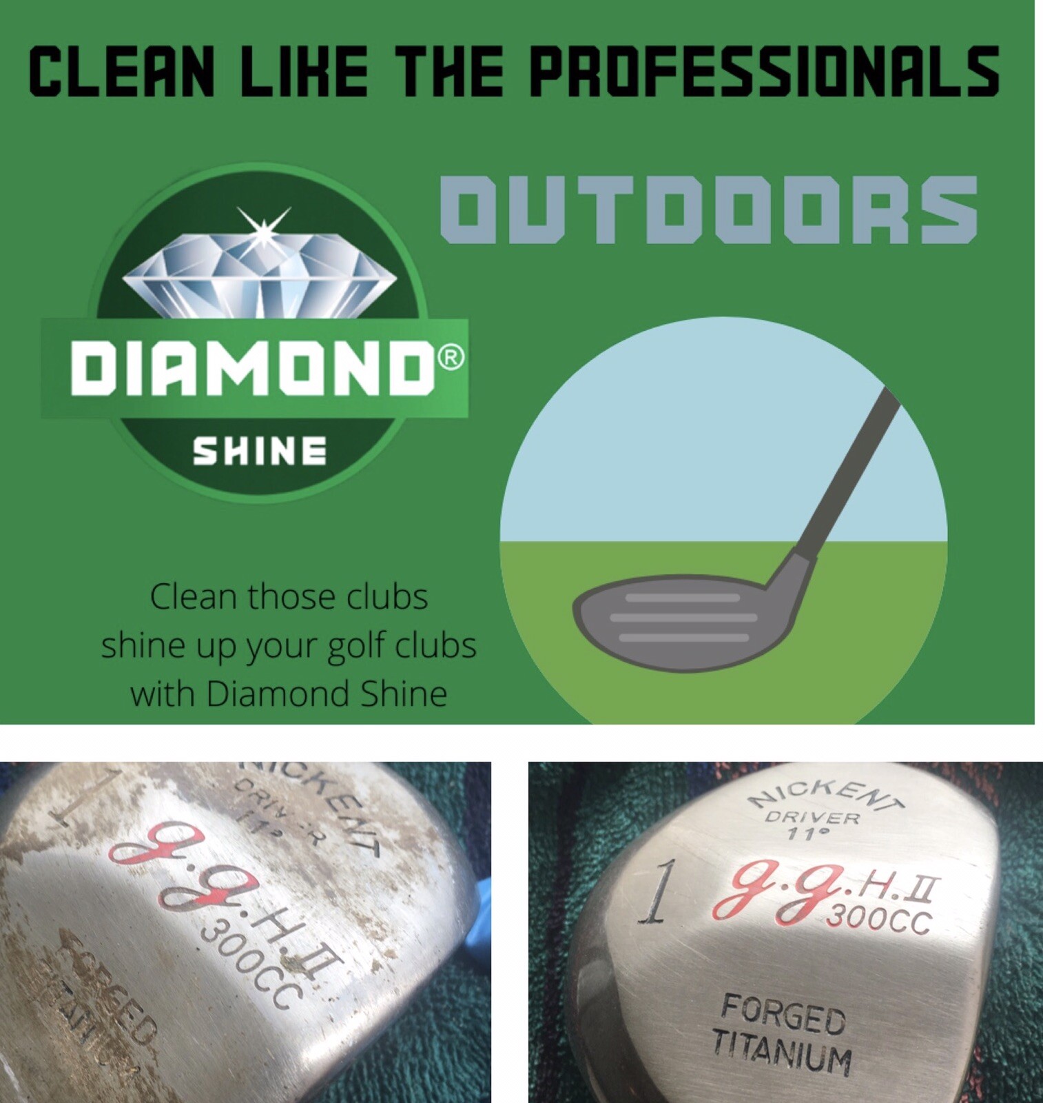Diamond Shine Outdoor 10 oz Commercial Professional Cleaner Hard Water BBQ Grill
