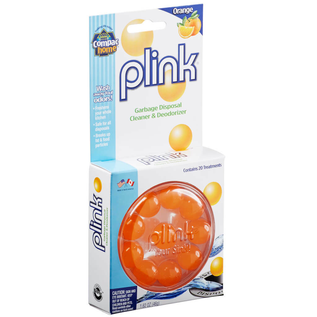 Compac Home Plink Garbage Disposal Cleaner Freshens Your Kitchen Orange 20 Count