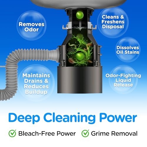 Garbage Disposal Cleaner Deodorizer 60 Count Assorted Scents Value Pack Drain