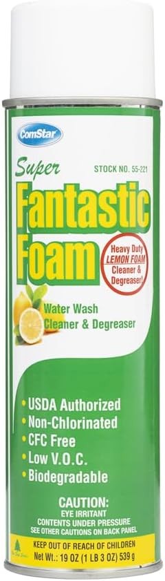 ComStar Super Fantastic Foam 20 Oz. , Water Rinse Degreaser