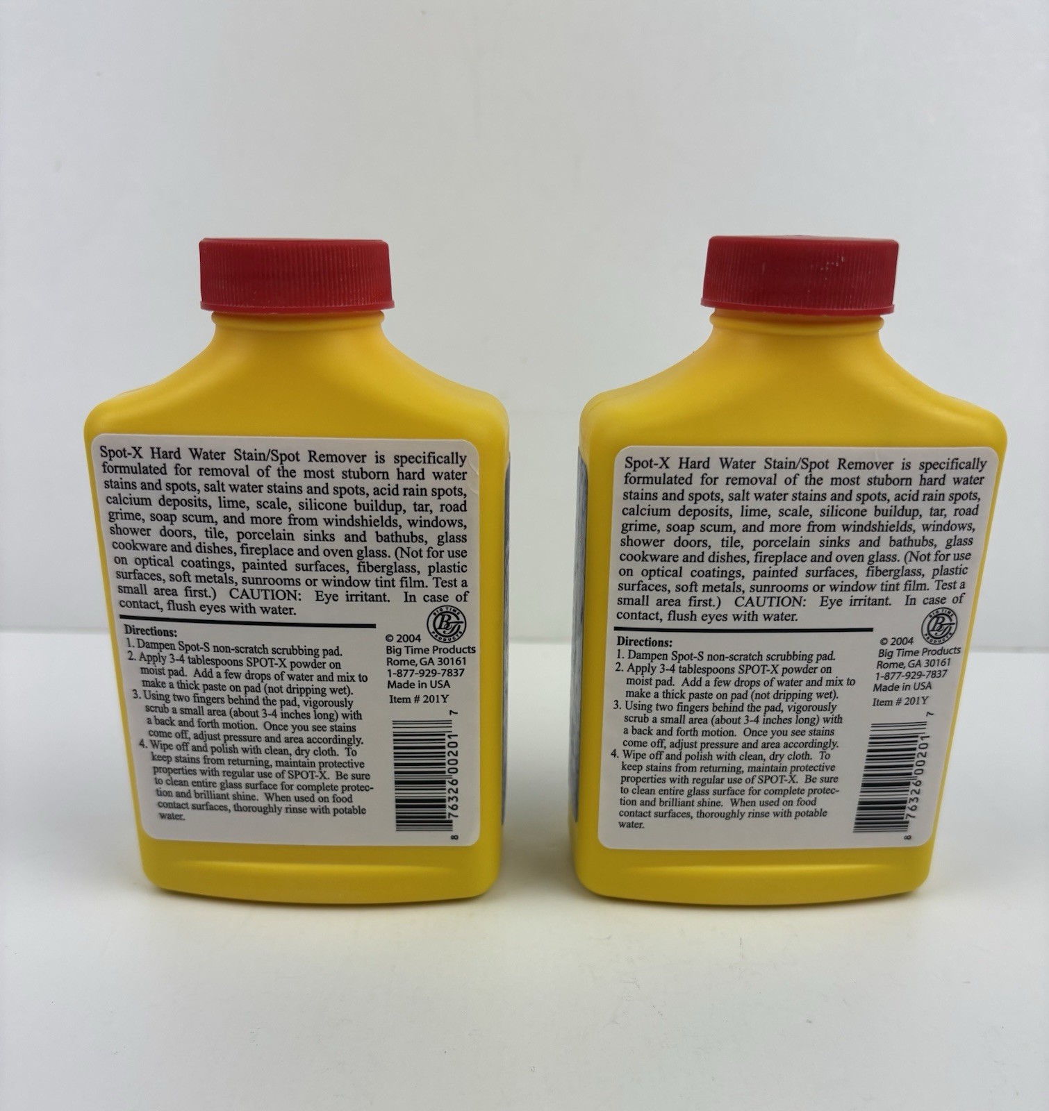 Spot -X Hard Water Stain / Spot Remover NOS (2 Bottles) 7 Ounces Each