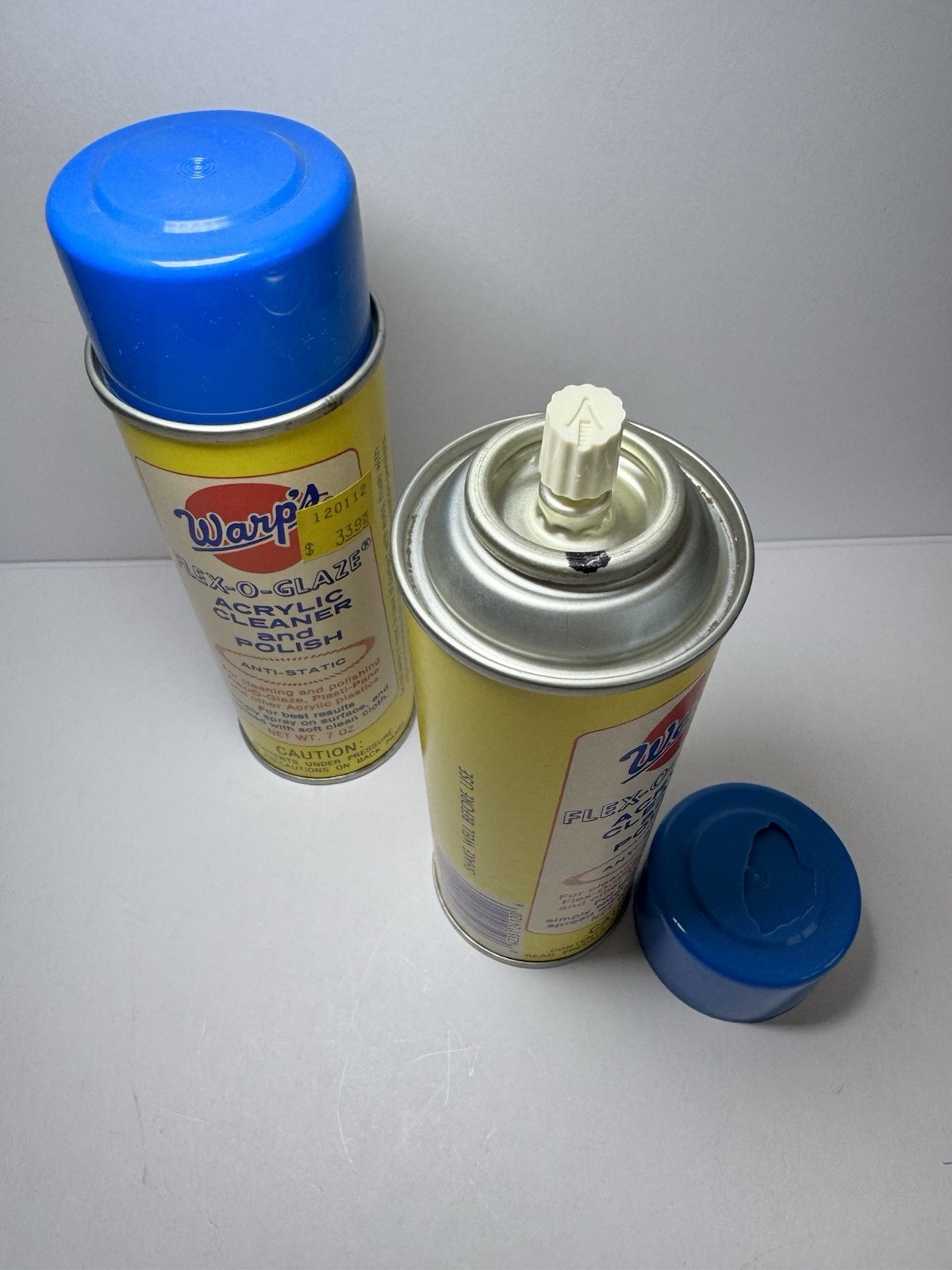 Warps Flex O Glaze Acrylic Cleaner And Polish 7 Oz Each Lot Of 2