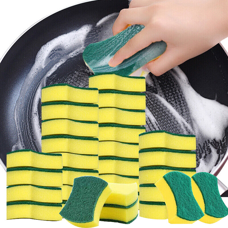 Upgraded Kitchen Cleaning Sponges,Non-Scratch for Dish,Absorbent Scrub Sponges