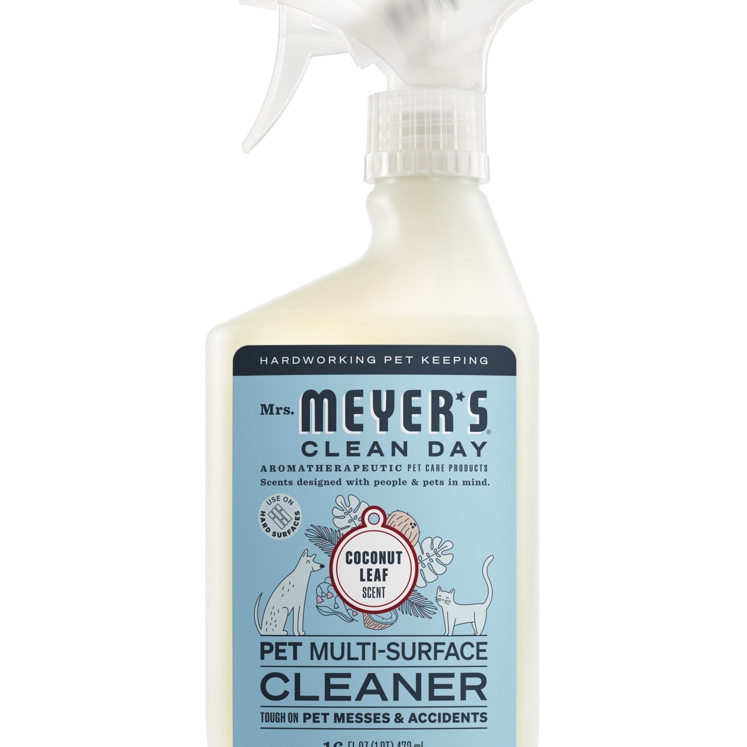 Pet Multi Surface Cleaner Clean Day Coconut Leaf Scent 16 Oz Durable Formula