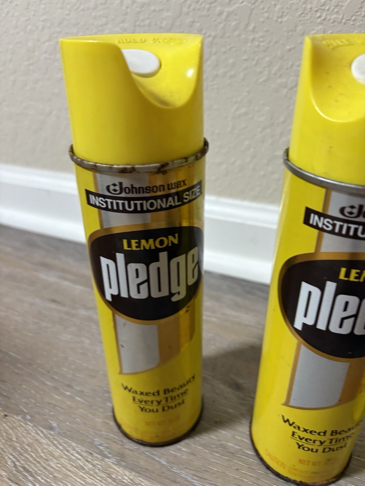 1980’s Original Pledge Furniture Polish spray vintage 1989 7oz 90% full
