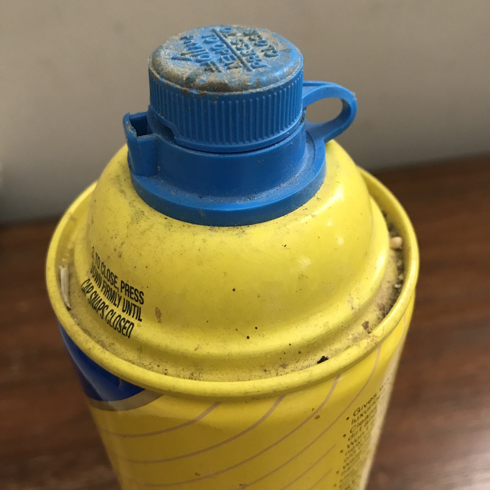 SC Johnson One Step No Buff Wax Fine Wood Floor Care 22oz Can ~90% Full