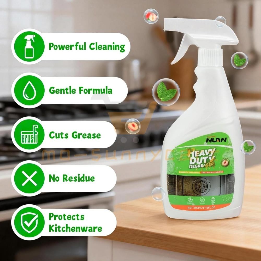 1/2PCS Heavy Duty Degreaser New Kitchen Cleaner, Multipurpose Oil Stain Remover