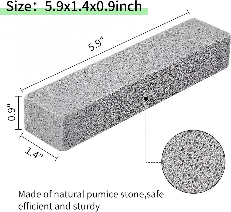 25 Pieces Pumice Stones for Toilet Cleaning, Pumie Scouring Stick Remove Hard Wa