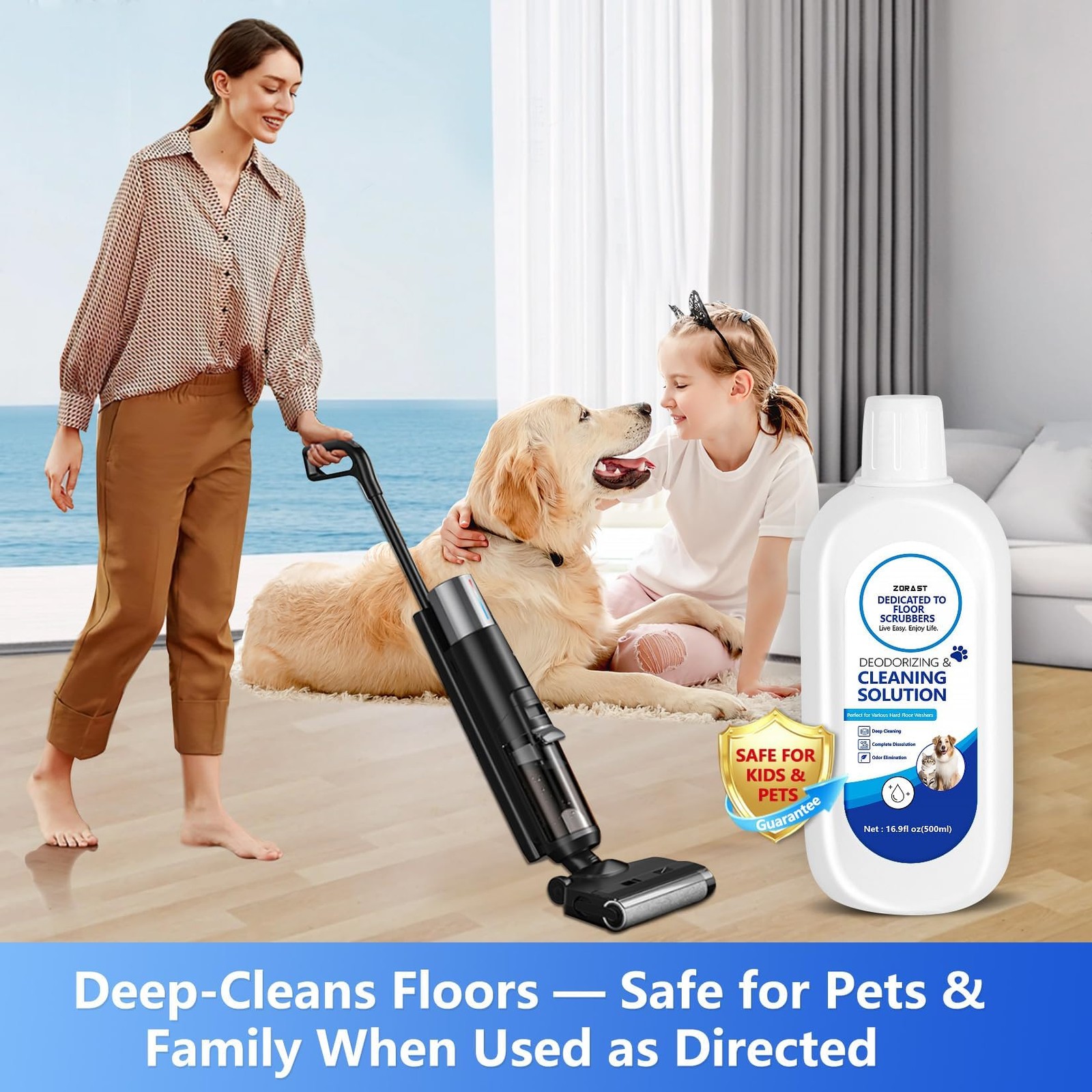 Floor Cleaning Solution, Pet-Friendly Deep Deodorizer, with Tineco and Robot …