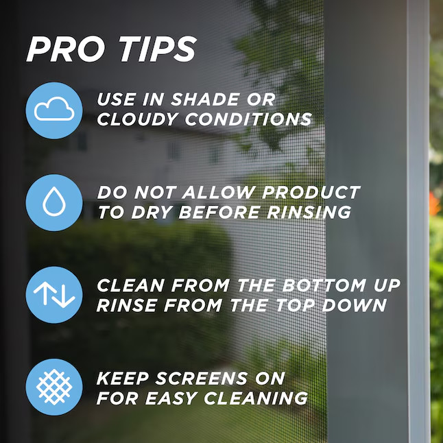 30 SECONDS Ready to Use Window and Screen 64fl oz Hose end sprayer Glass cleaner