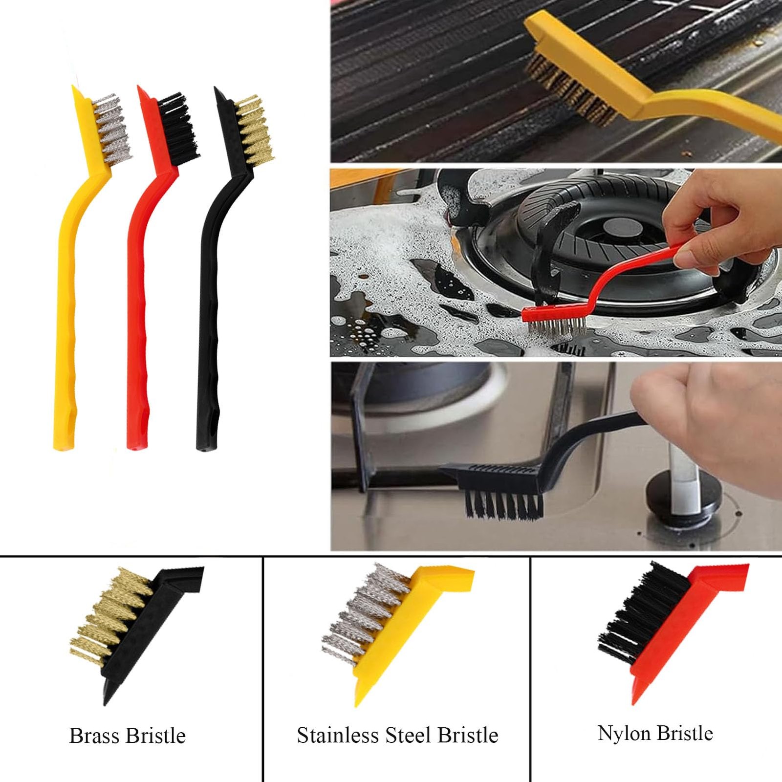 11PCS Cleaning Brush Set, Deep Cleaning Groove Gap Cleaning Tool