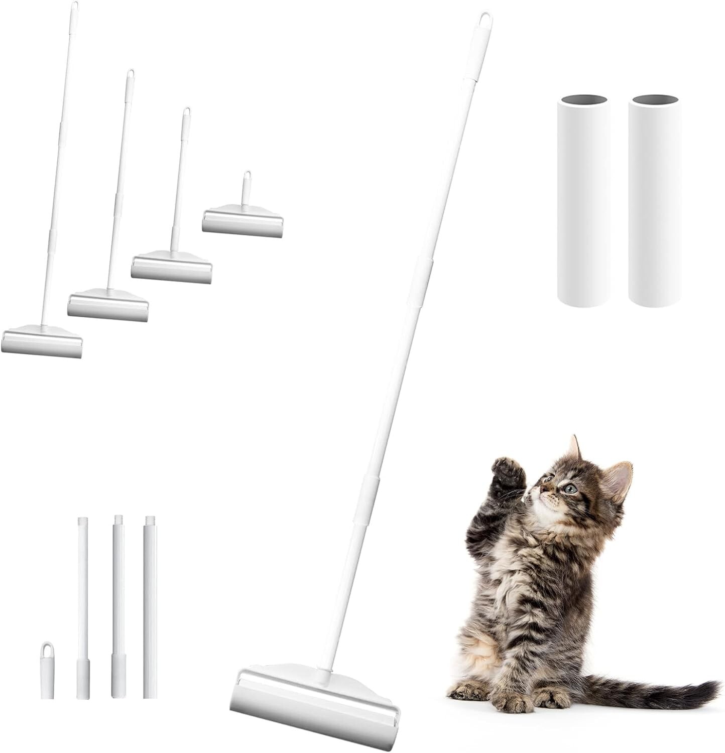 Pet Hair Remover Large Lint Rollers Broom 9.45″ Wide Floor Carpet Lint Cleaner
