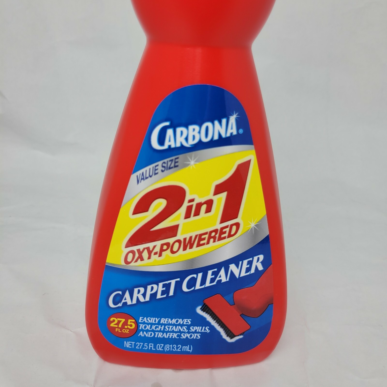 Carbona 2 in 1 Oxy Powered No Scent Carpet Cleaner 27.5 oz. Liquid