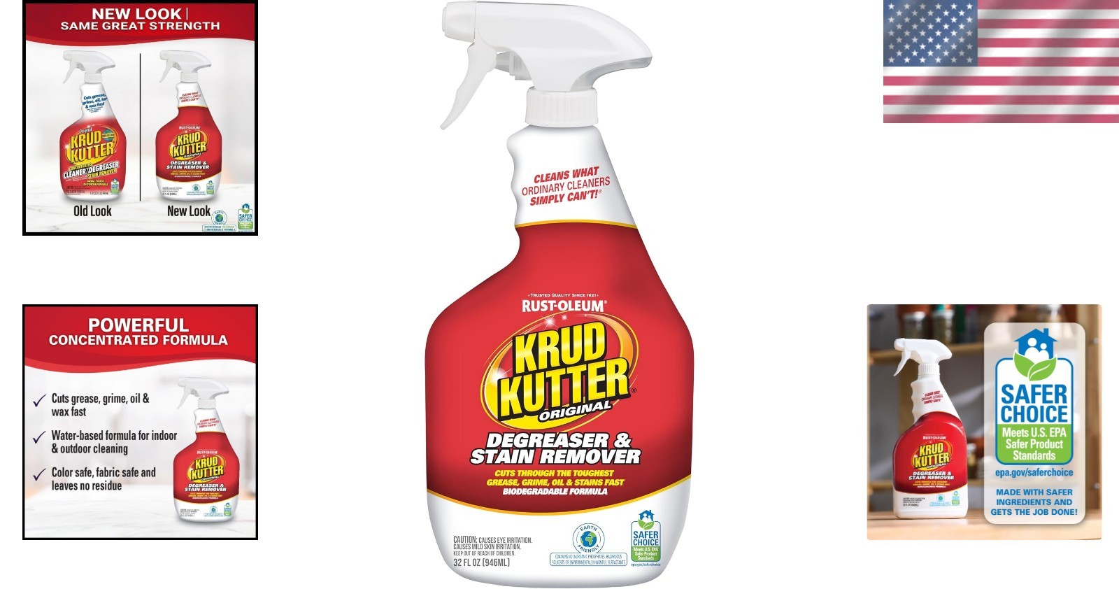 Heavy Duty Degreaser Spray, 32 oz – Eco-Friendly Multipurpose Cleaner
