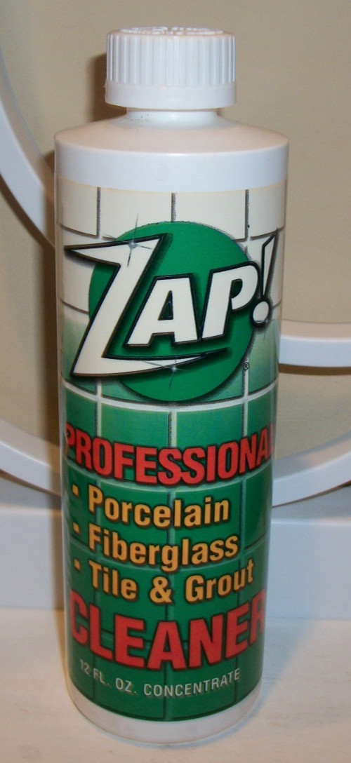 ZAP! Professional Tile Grout Cleaner Restorer Maintainer 12 Ounces New Old Stock