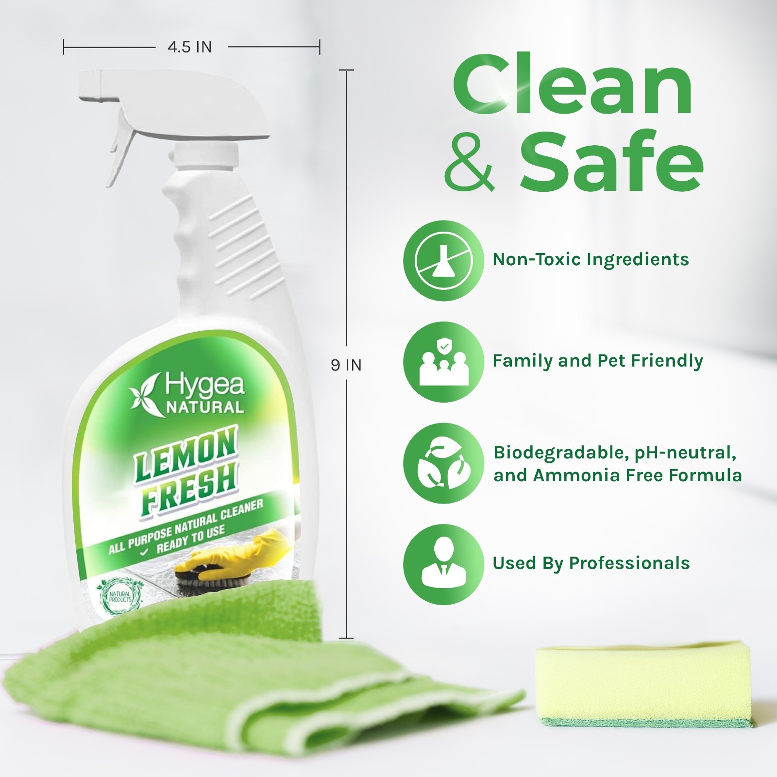 Hygea Natural Lemon Fresh – Natural All Purpose Cleaner