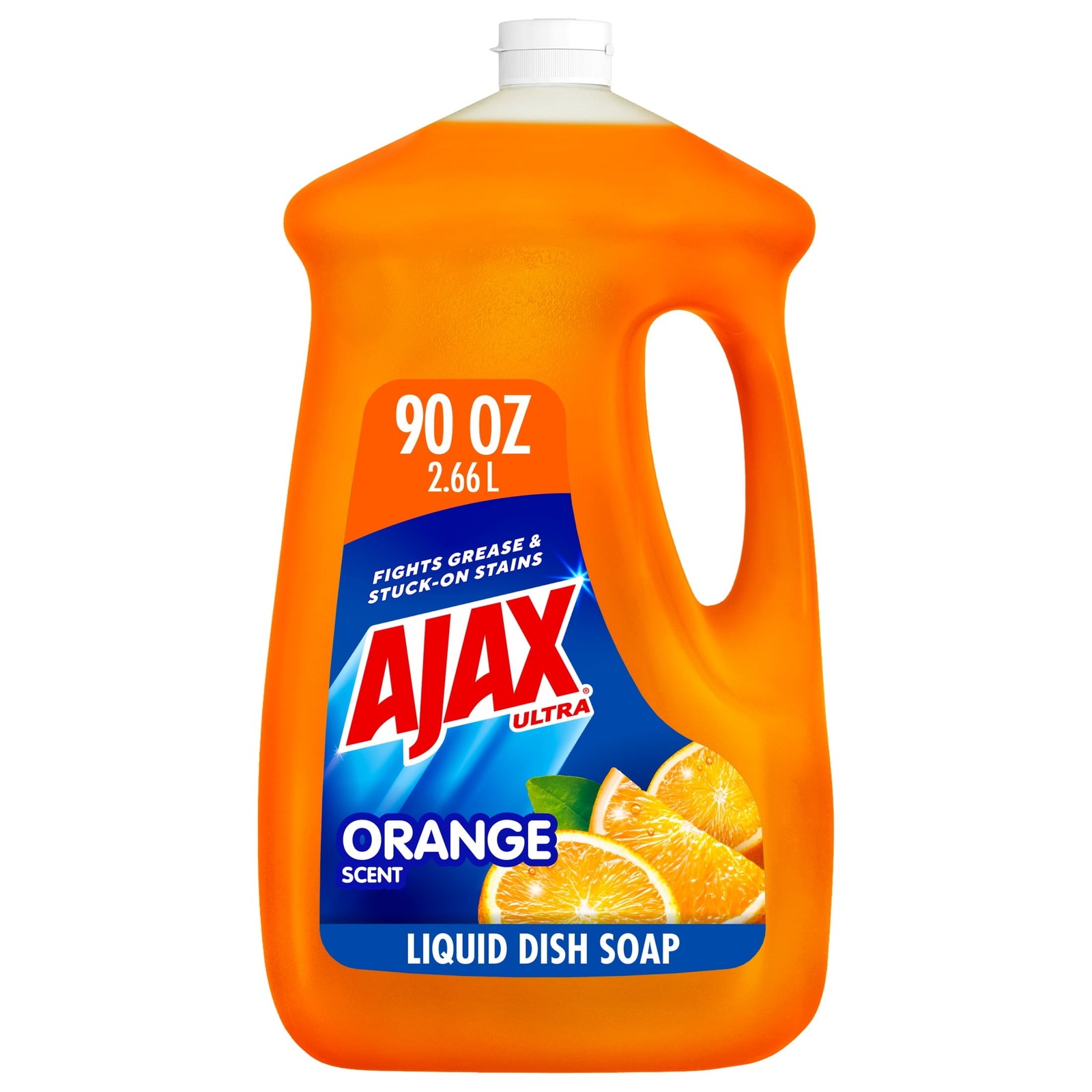 Ultra Triple Action Dishwashing Liquid Dish Soap Orange Scent 90 Fluid Ounce