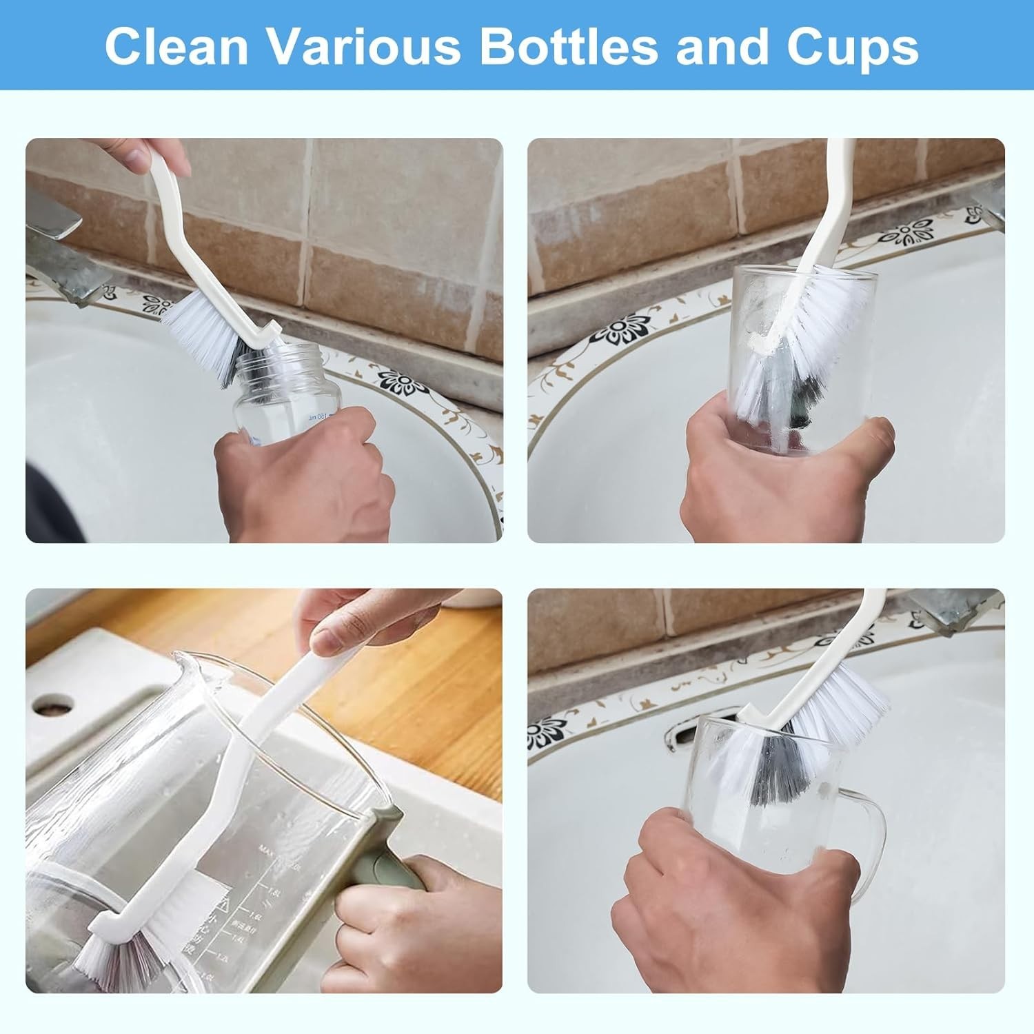 All-Purpose 10 Inch Dual Blade Streak-Free Squeegee, Safe on Mirro