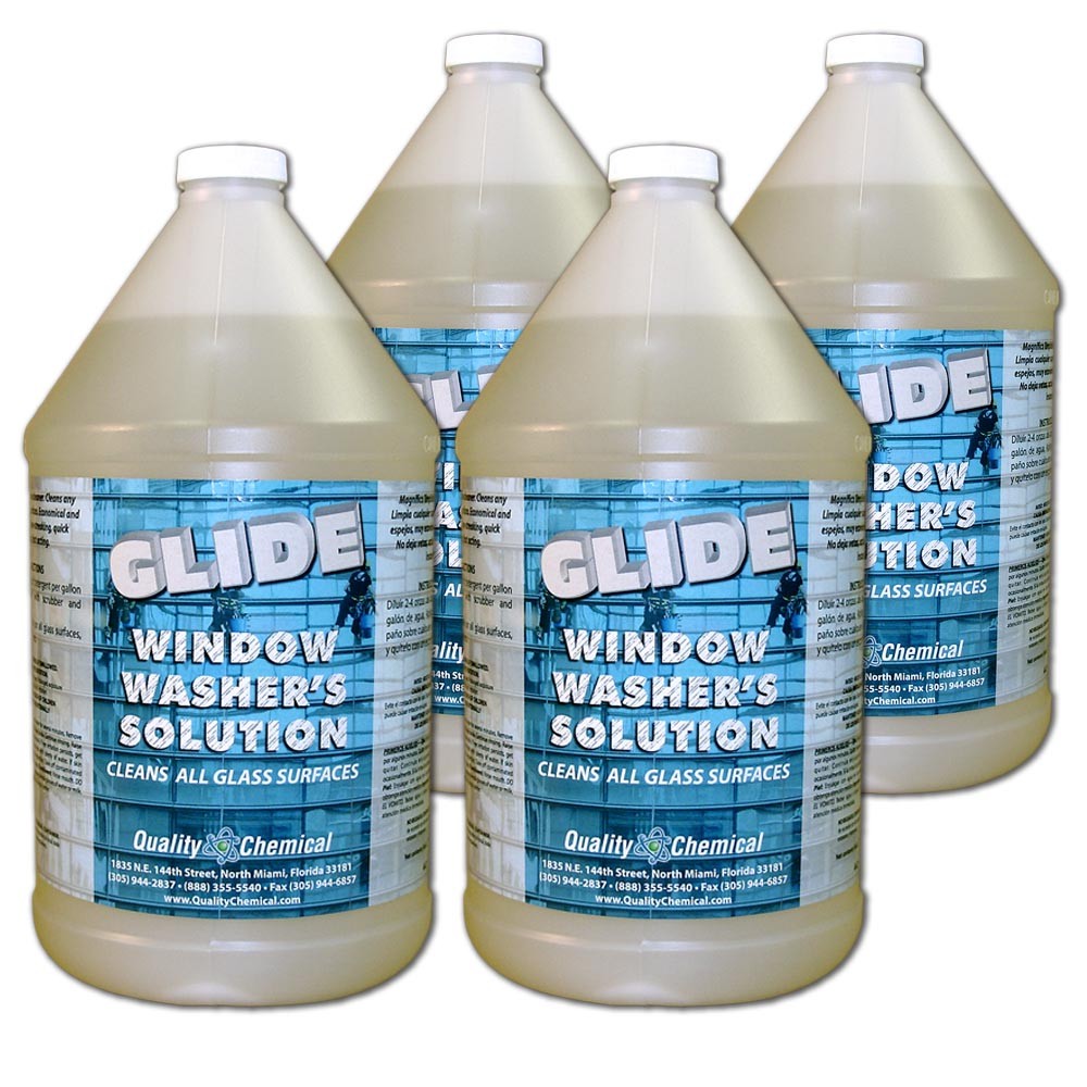 Glide Window Washer’s Solution – 4 gallon case