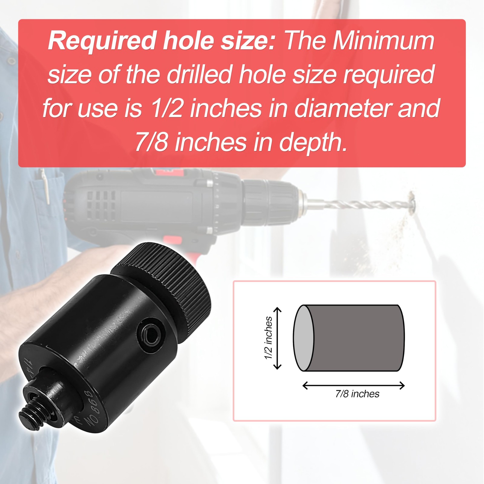 Screw Anchor Expander # 868 Replacement for Greenlee For Caulking Anchor Size 1/