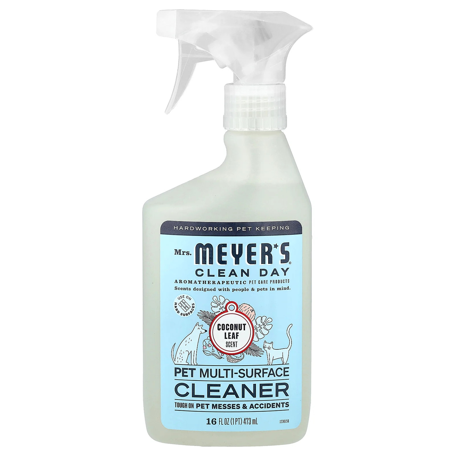 Pet Multi-Surface Cleaner, Coconut Leaf, 16 fl oz (473 ml)