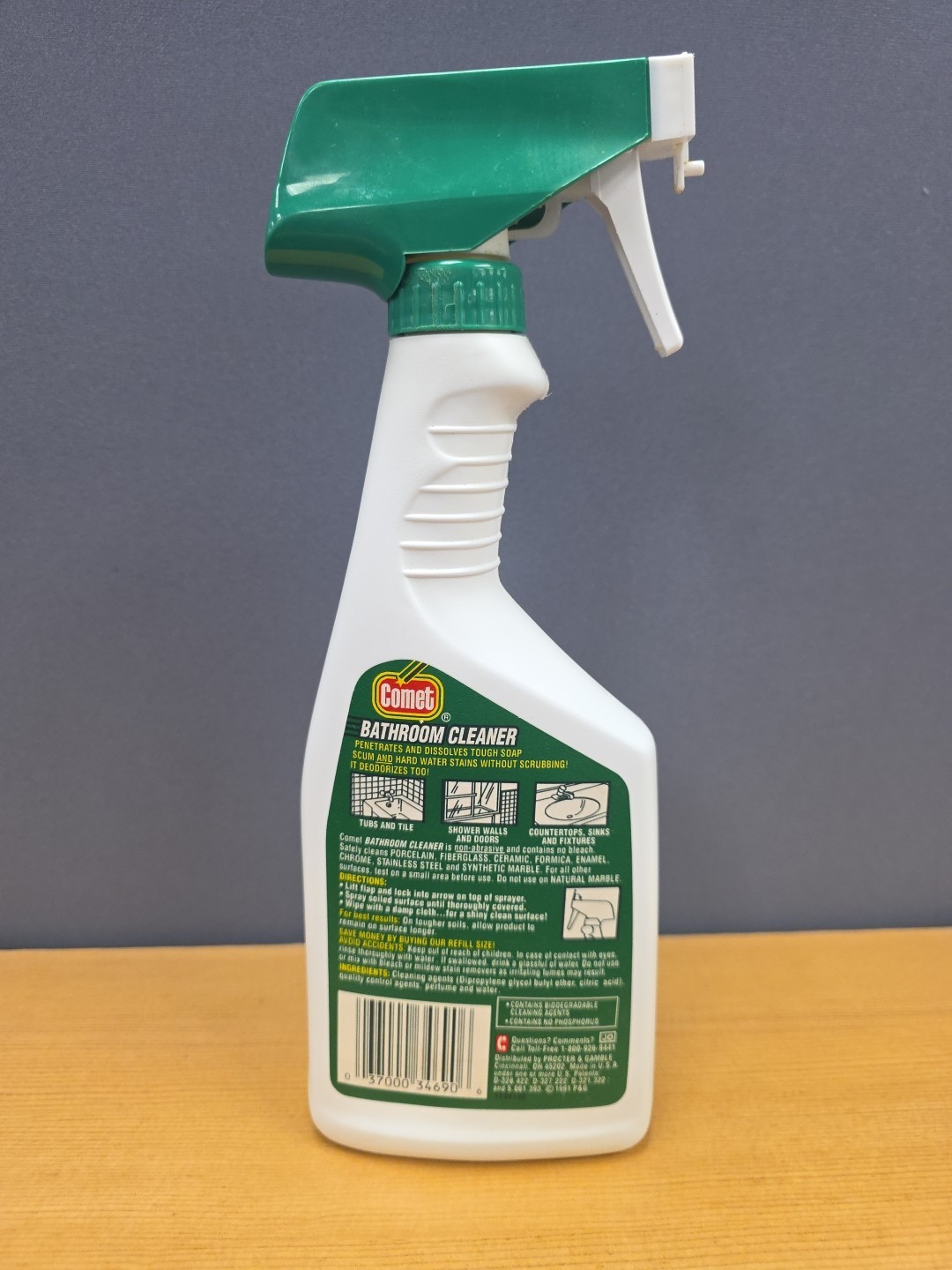 Vtg. Comet Bathroom Cleaner Spray – Non-Abrasive- 1990’s