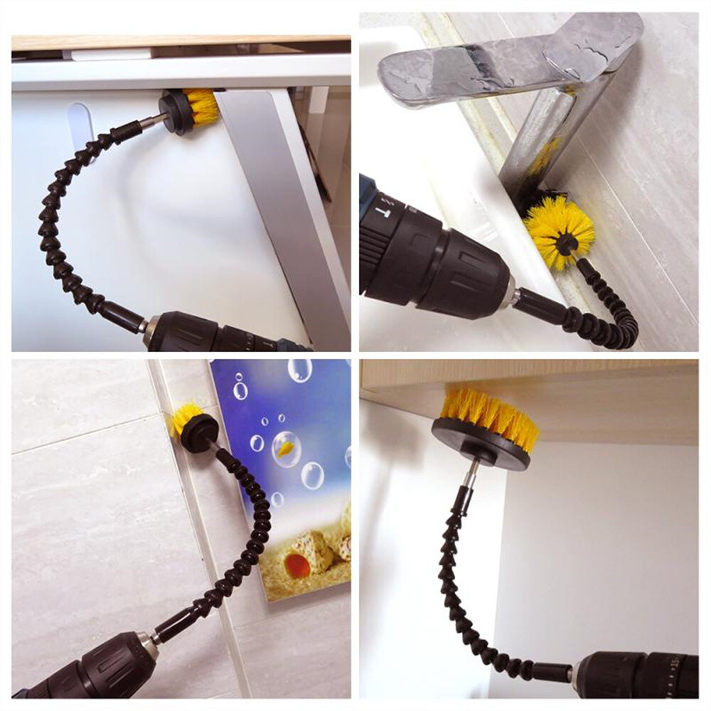18pcs 5″ Drill Brushes for Cleaning Brush Attachment Power Scrub Home Car Tile