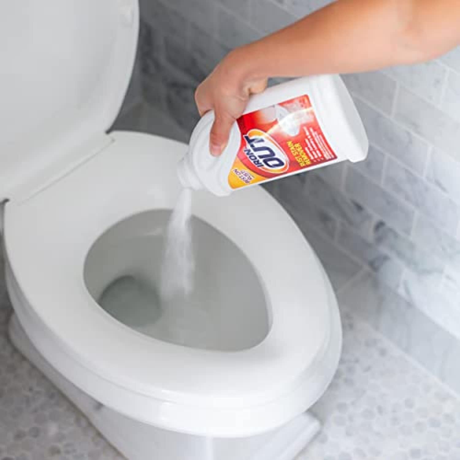 Iron OUT Powder Rust Stain Remover, Remove and Prevent Rust Stains in Bathrooms,