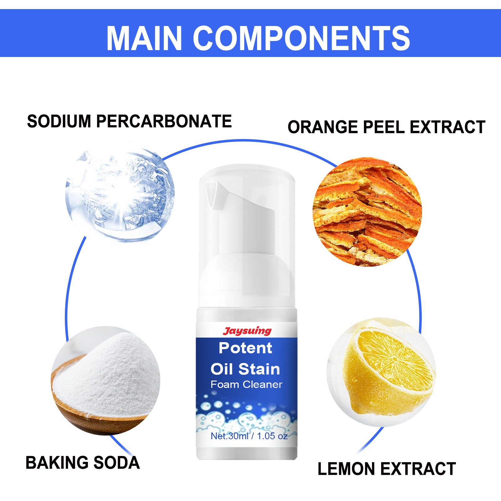 Kitchen Degreaser Spray for Stove Cooktop Range Hood Heavy Duty Cleaner