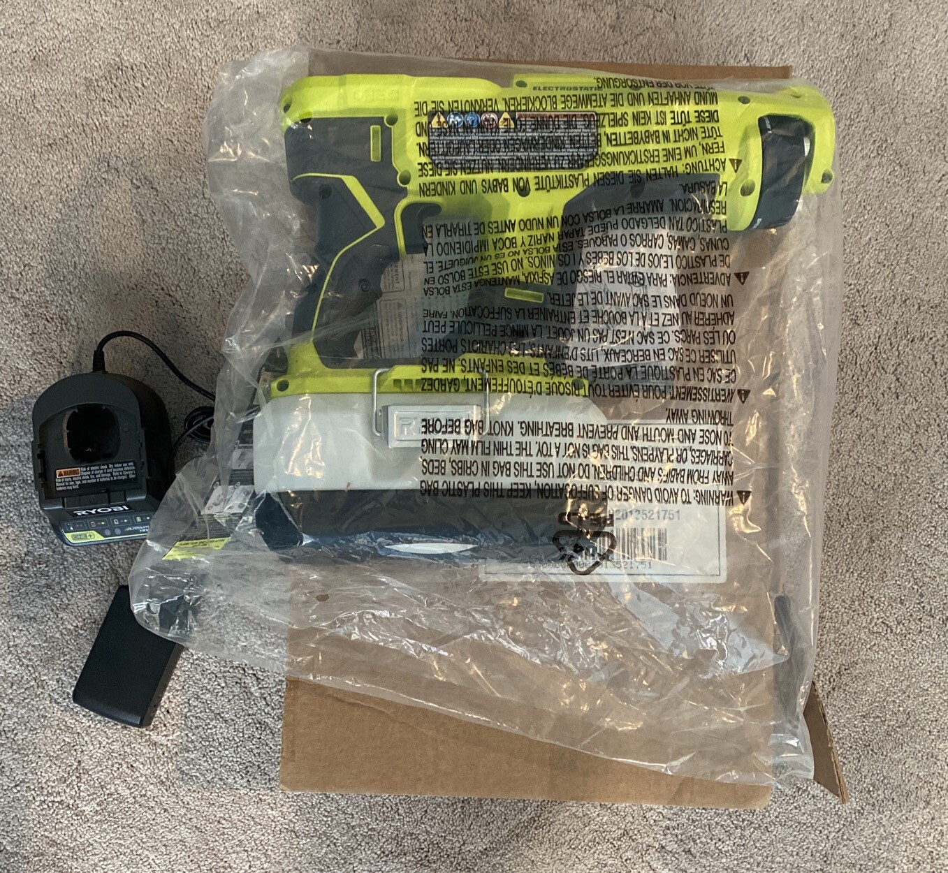 Ryobi PSP02B ONE+ 18V Cordless Electrostatic Sprayer – Green Tool And Charger