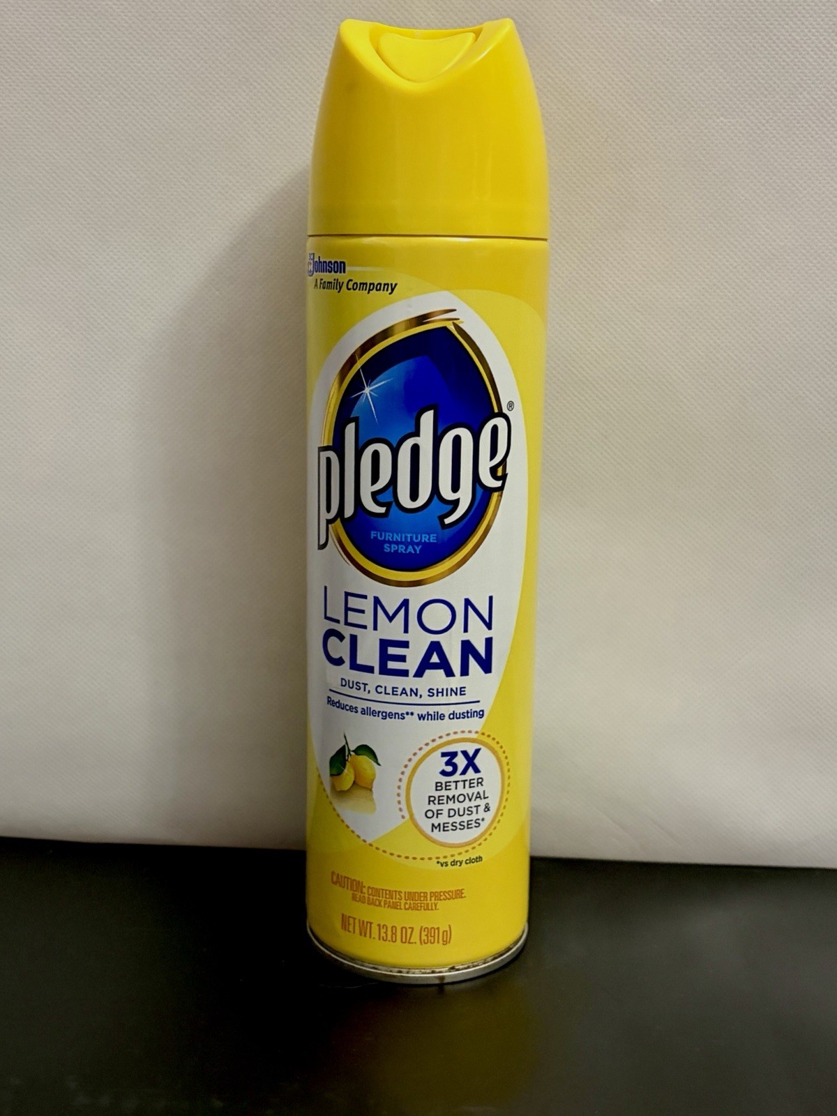 NEW 2pc Pledge Lemon Clean Spray 13.8 oz AND 24 Wipes (2013) NOS 3X Better
