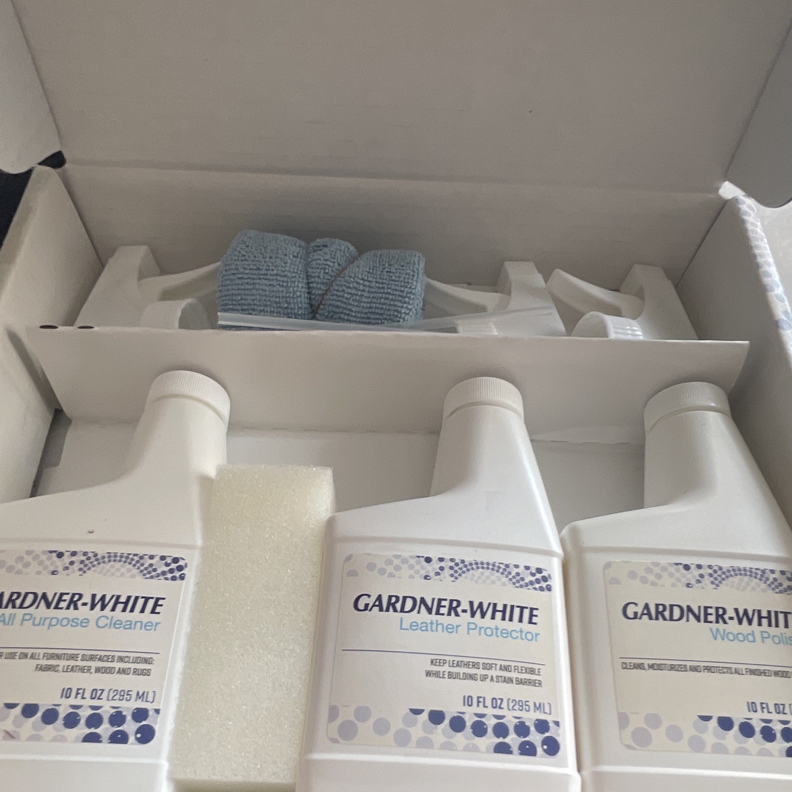 Gardner-White Total Care Kit Eco Friendly Cleaner/Protector/Polish 3×10
