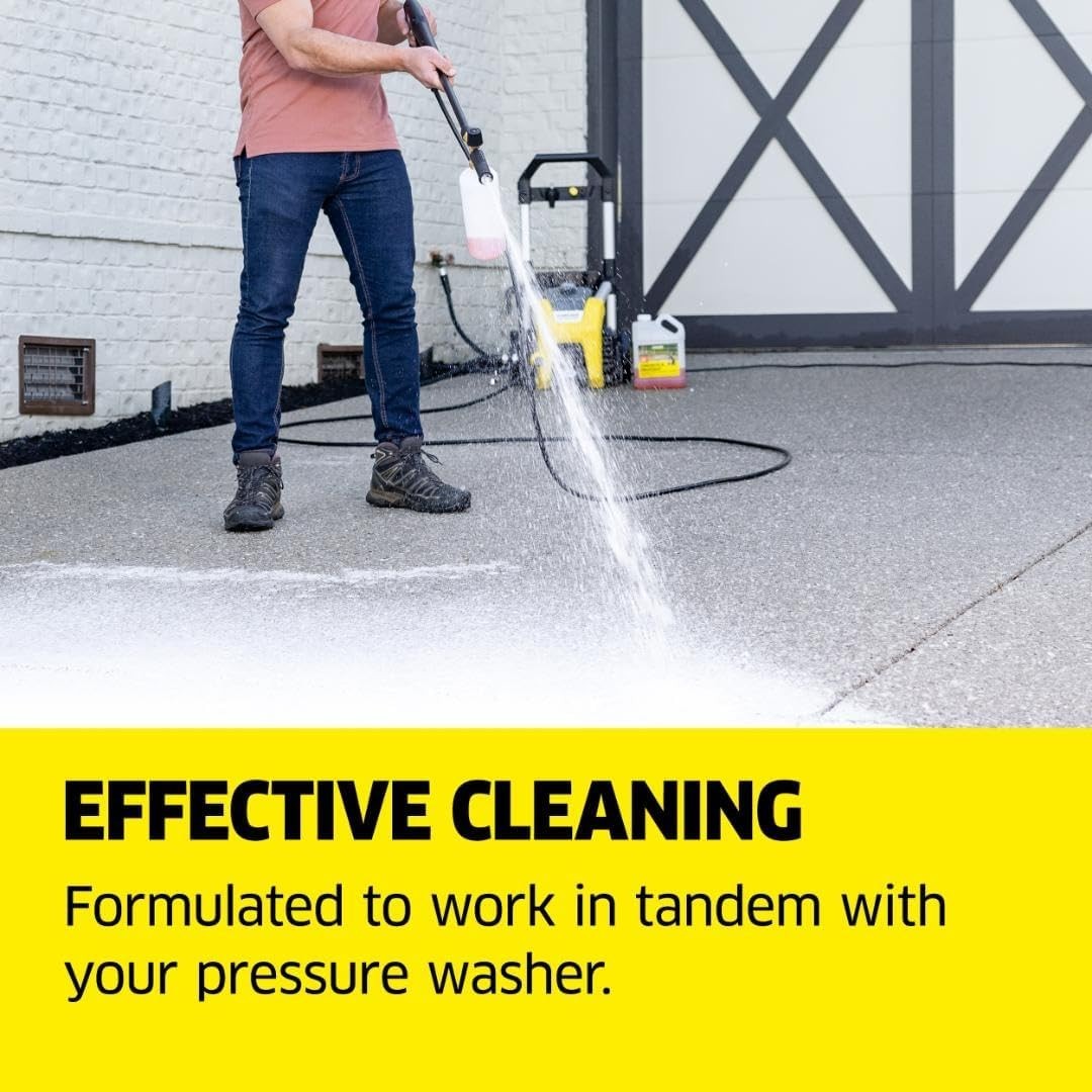Highly Concentrated Pressure Washer Cleaner for Concrete & Stone Surfaces