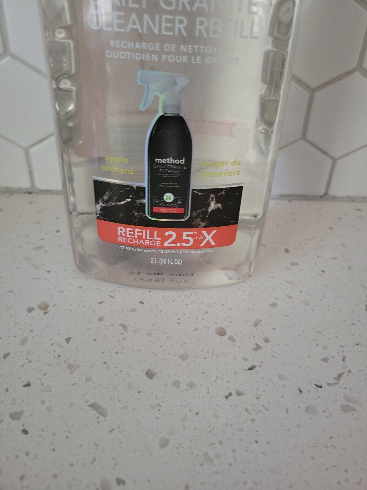 Method Daily Granite Cleaner, Apple Orchard 68 oz Refill