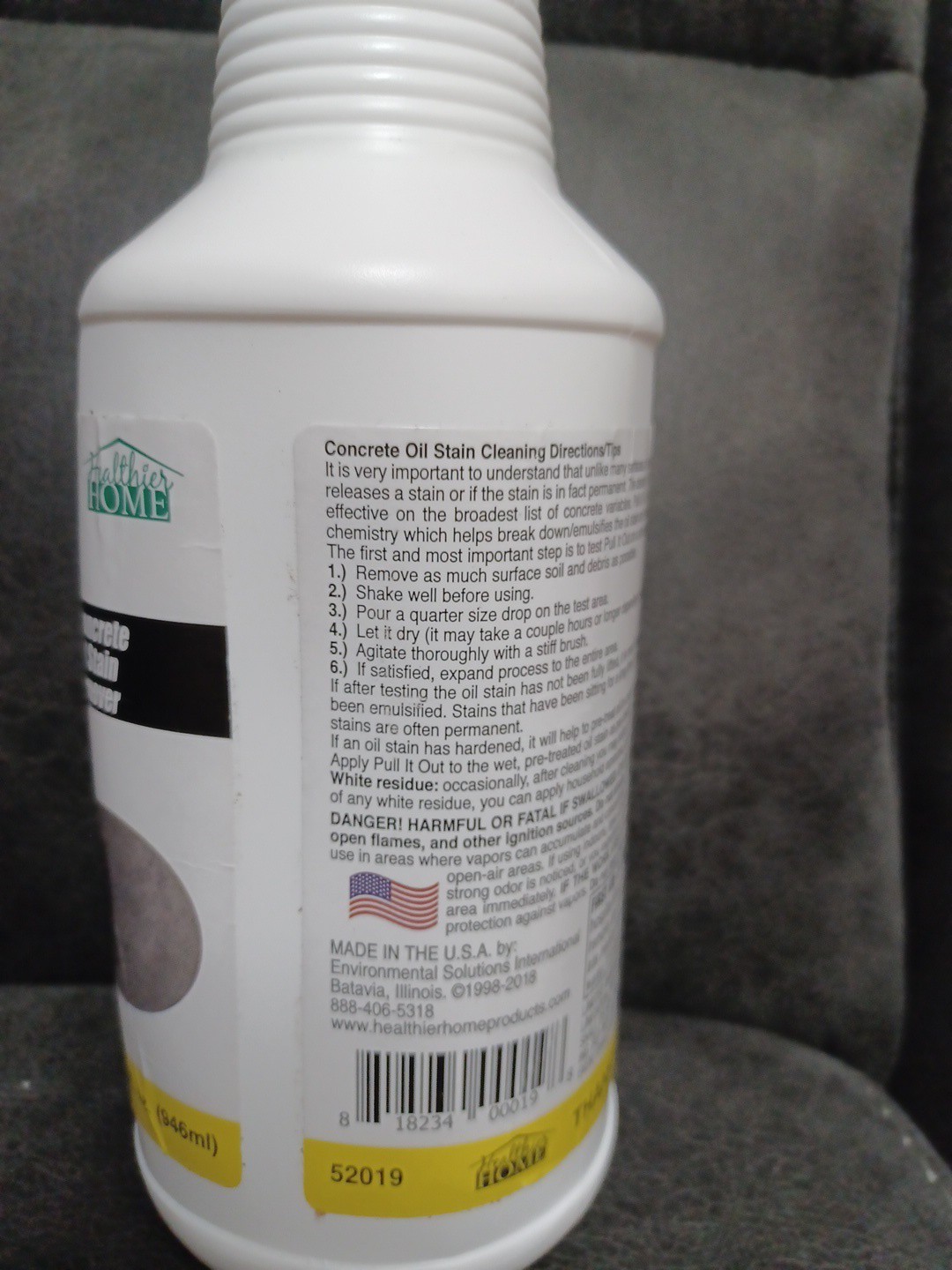 CHOMP! Concrete Oil Stain Remover: Pull It Out Removes and Cleans Oils, 32 Fl Oz