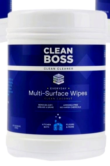 CleanBoss by JOY 320-count Multi-Surface Wipes, Crisp Berry, New, Ships Free