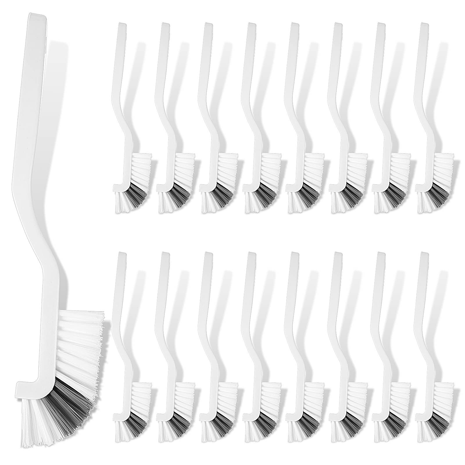 24 Pcs Kitchen Scrub Brush Bulk Sink Bathroom Edge Corner Cleaning Brush Right A