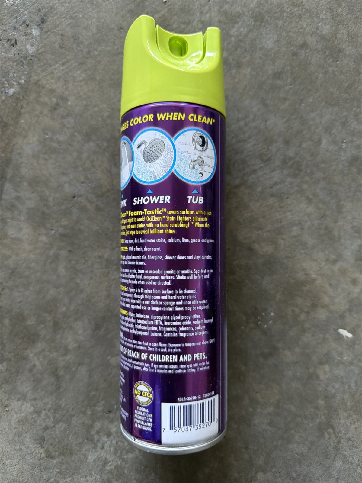 Kaboom Foam-Tastic with OxiClean Fresh Scent Bathroom Cleaner, 19 oz.