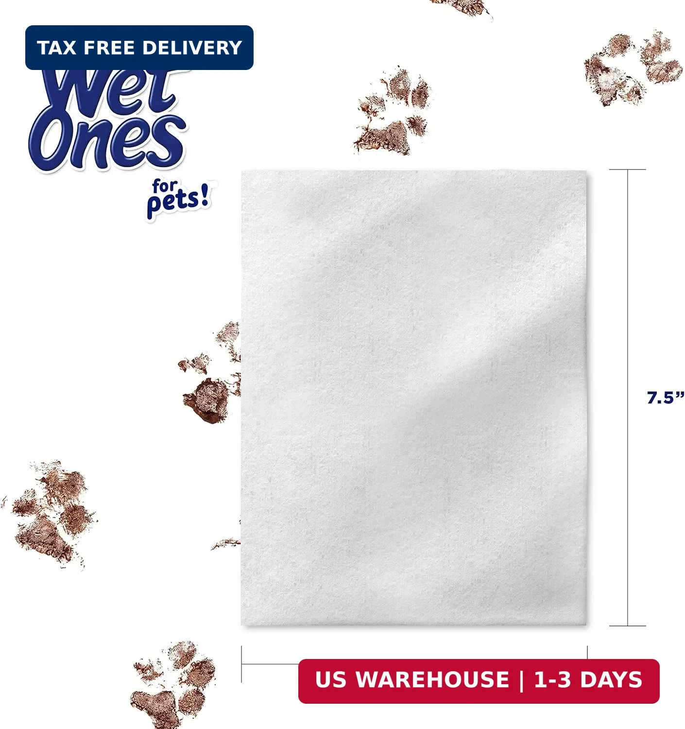 Wet Ones for Cats Freshening Wipes, Multi-Purpose Cat Grooming Wipes with Aloe V