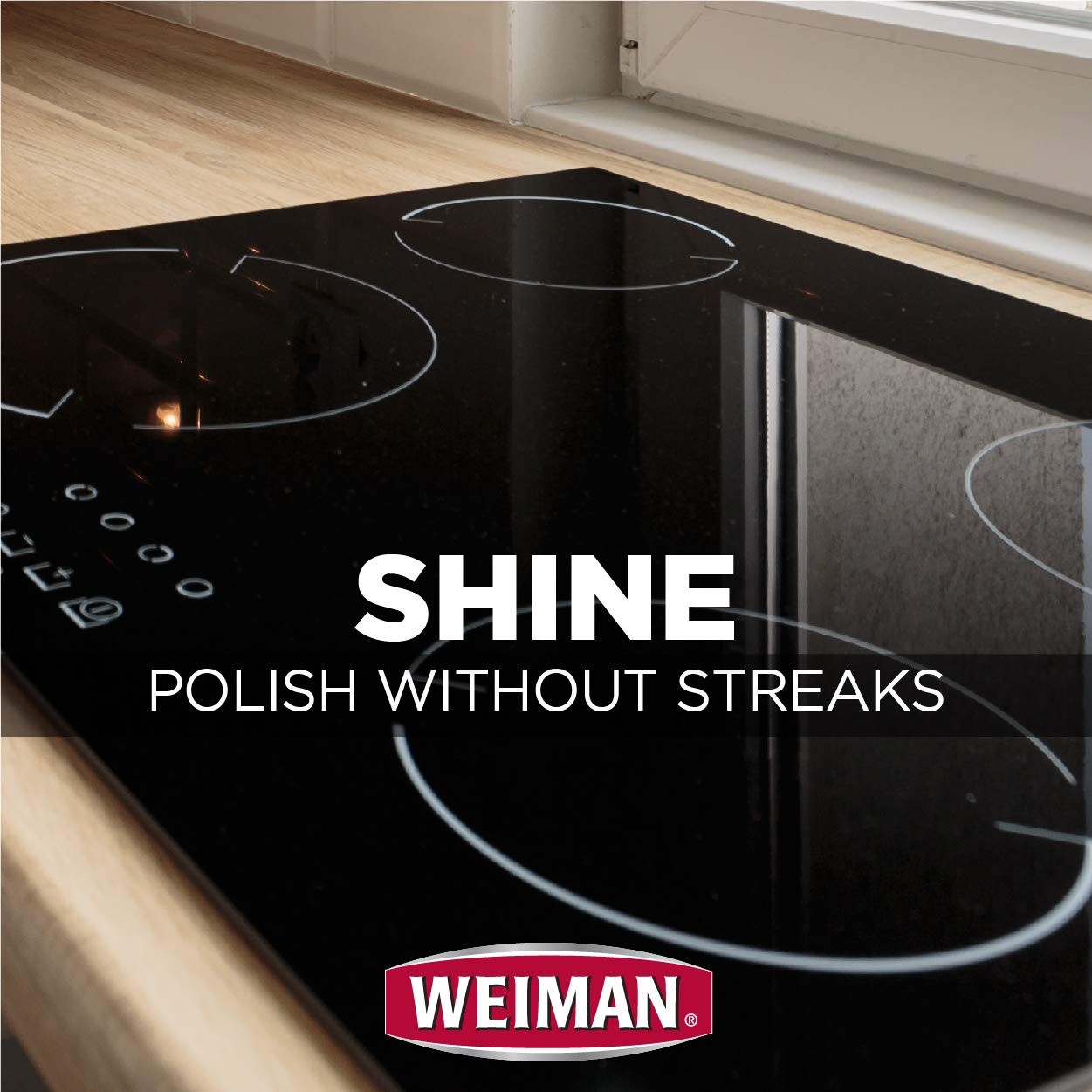 Weiman Glass Cooktop Heavy Duty Cleaner & Polish – Shines and Protects