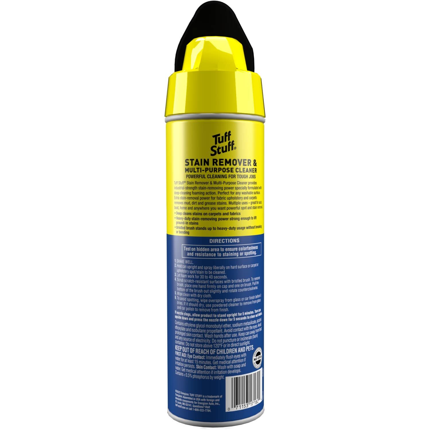 Tuff Stuff Heavy Duty Stain Remover Multi Purpose Cleaner 18 Ounce Foaming Ac…