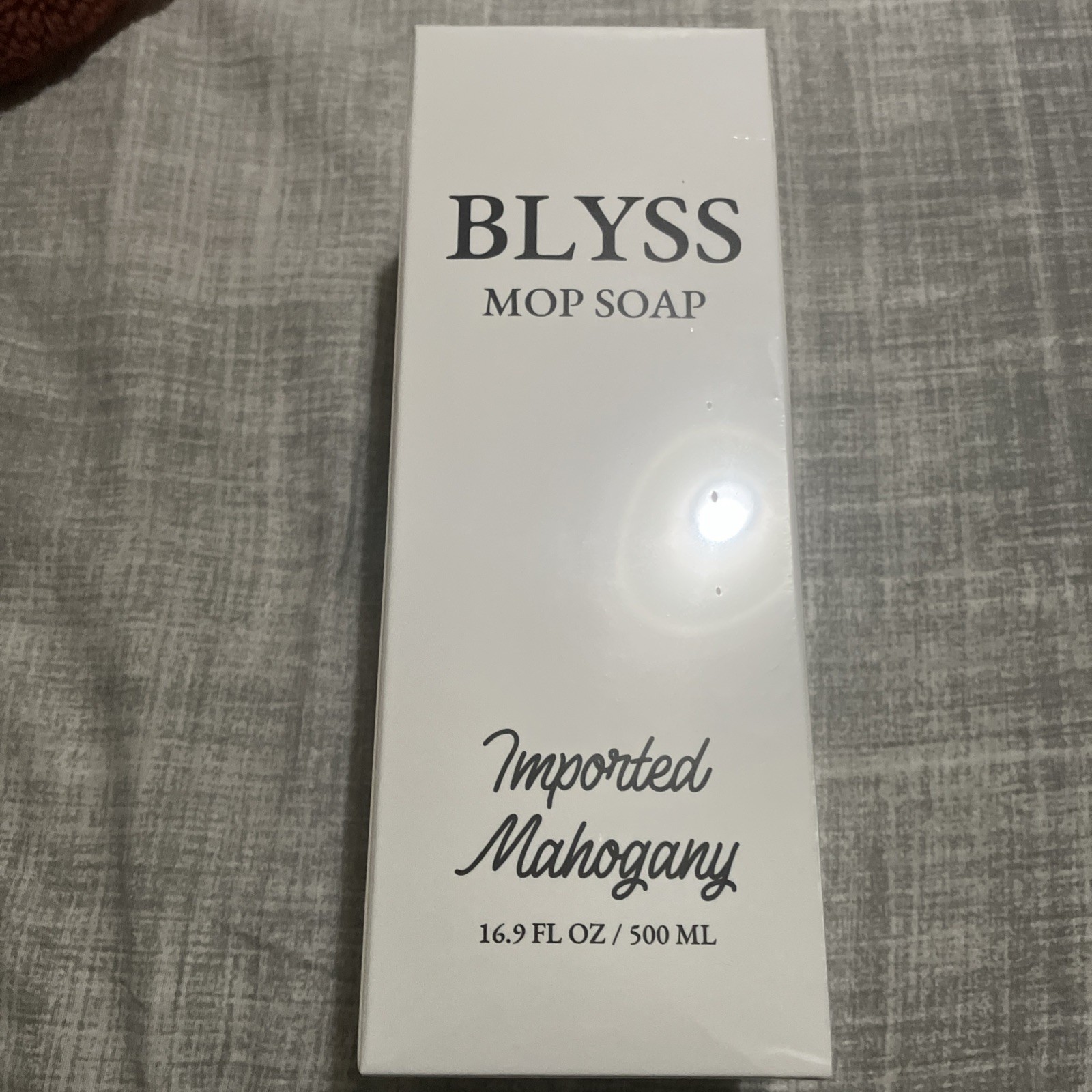 Blyss Mop Soap Imported Mahogany NIB 16.9 Oz 500 ML – NIB