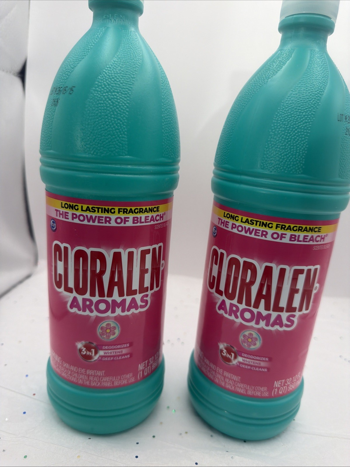 CLORALEN® Liquid Scented Bleach – Floral Fantasy 32.12 fl oz Lot Of 2