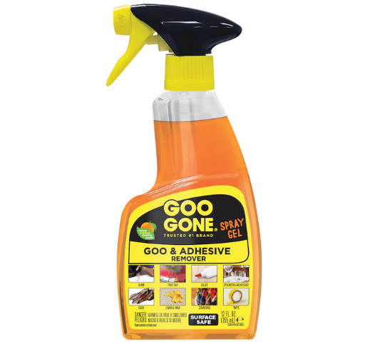 Goo Gone Sticky Adhesive Remover Spray Gel Orange Citrus 12 oz