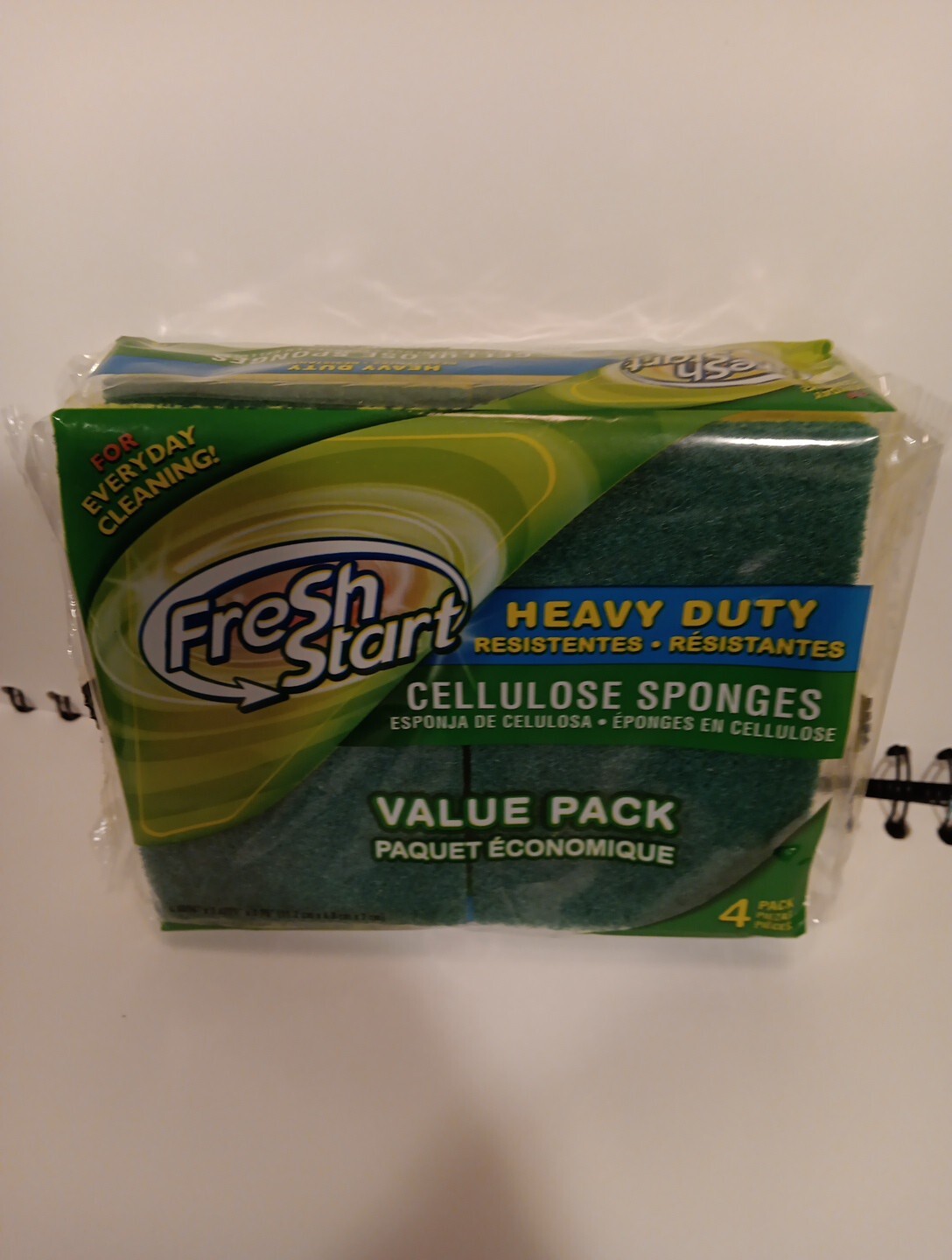 Sponges, Heavy duty cellulose sponges value 4 Pack, Great for all Tough Cleaning