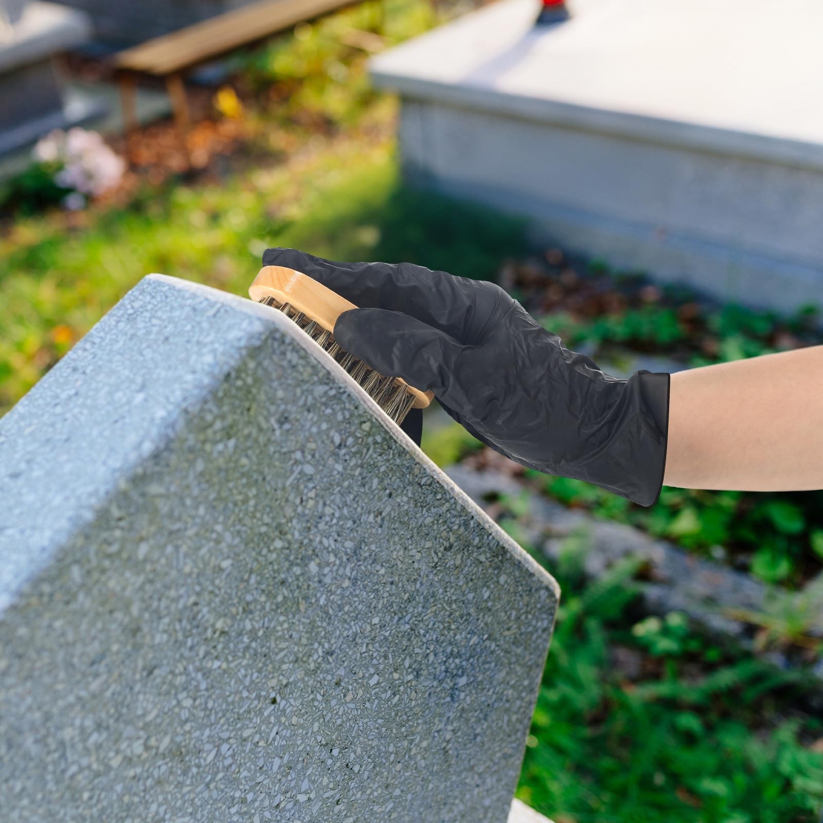 8 Pcs Headstone Cleaner Kit for Grave Cemetery Cleaning Granite Stone Daily C…
