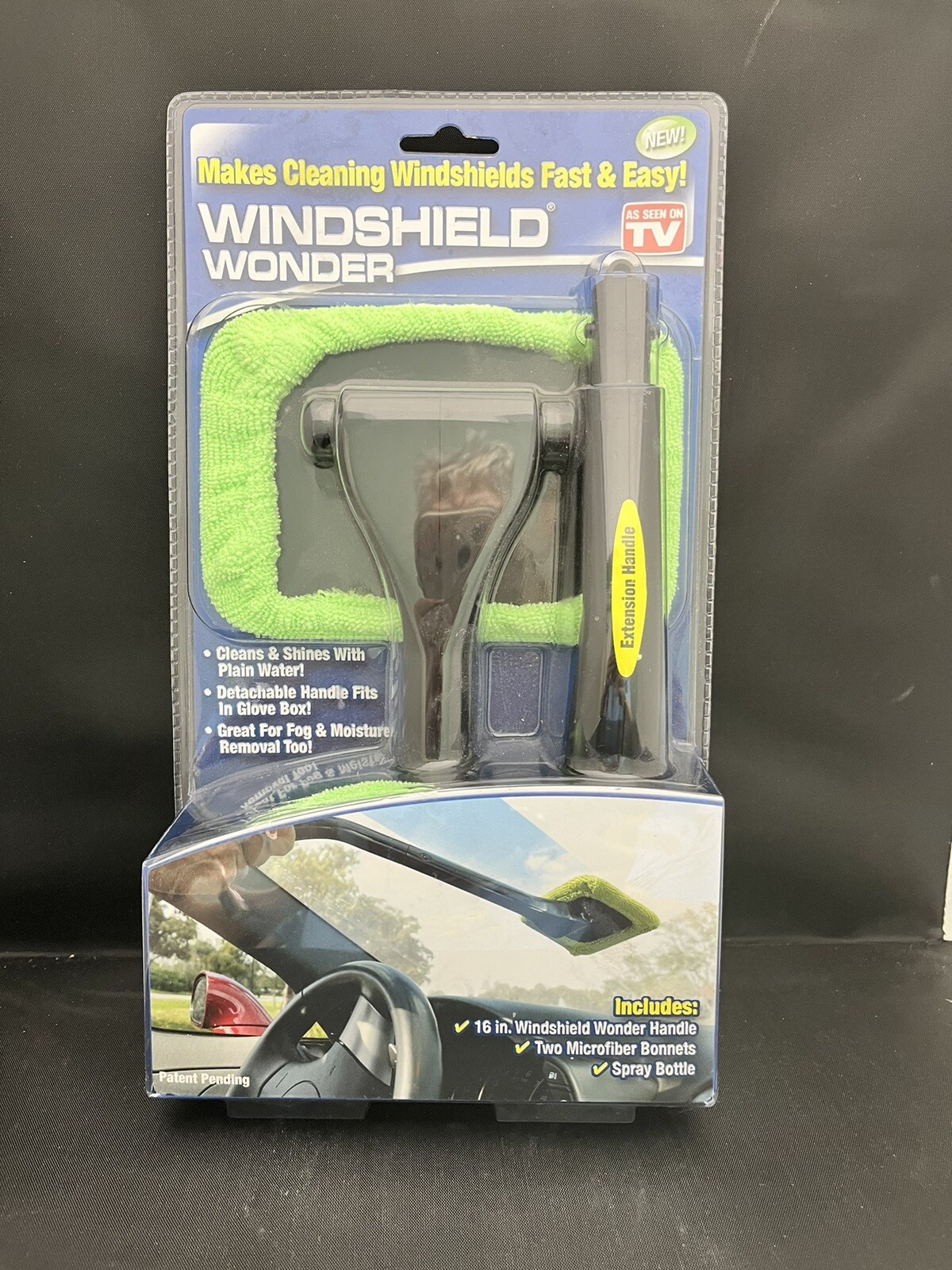 As Seen On TV – Windshield Wonder – Cleaning Fast & Easy, Microfiber New