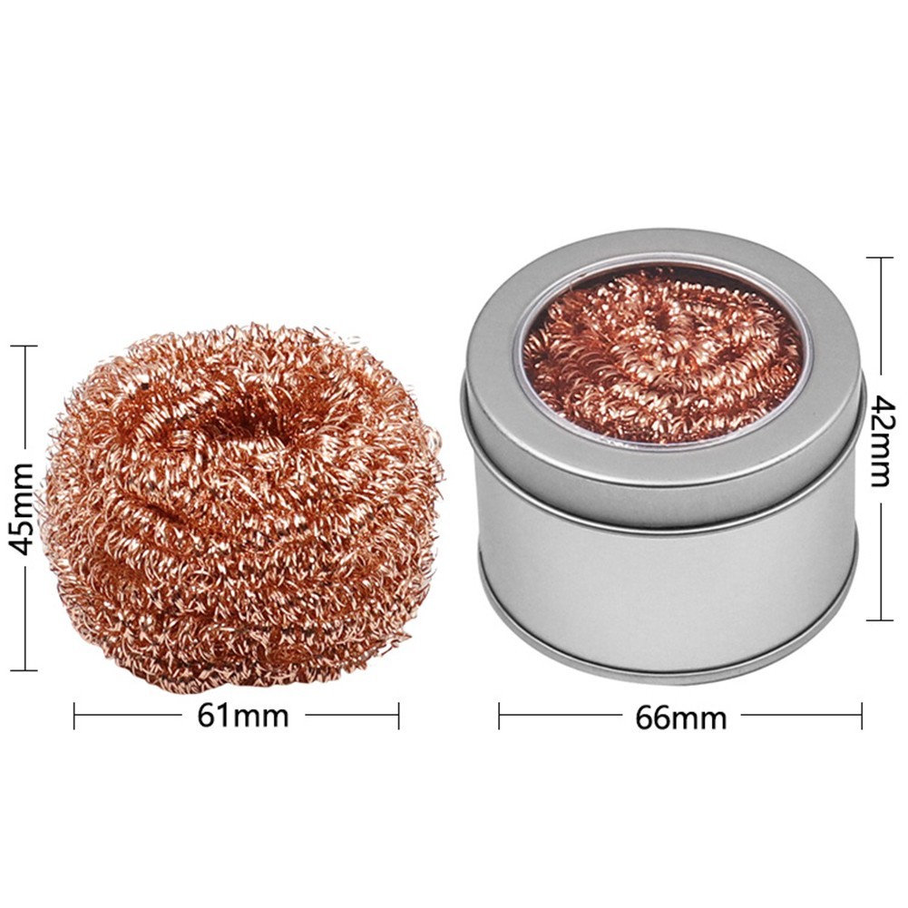 For Clean Soldering Iron Tip Cleaning Ball With Box 1pcs Flexible And Soft